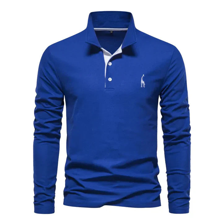 Long-Sleeved Polo Shirt for Men 1