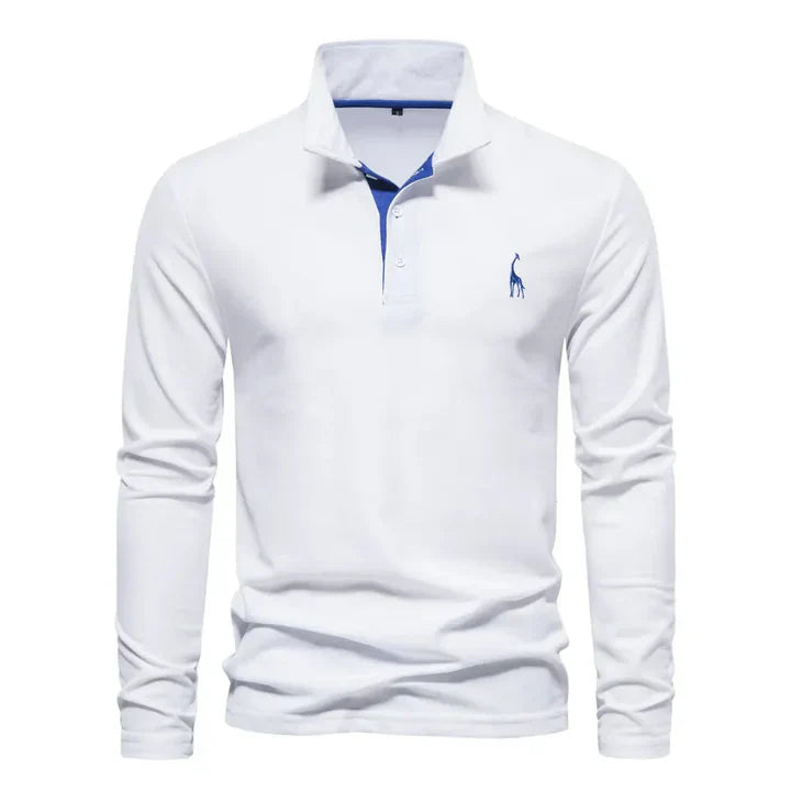 Long-Sleeved Polo Shirt for Men 6