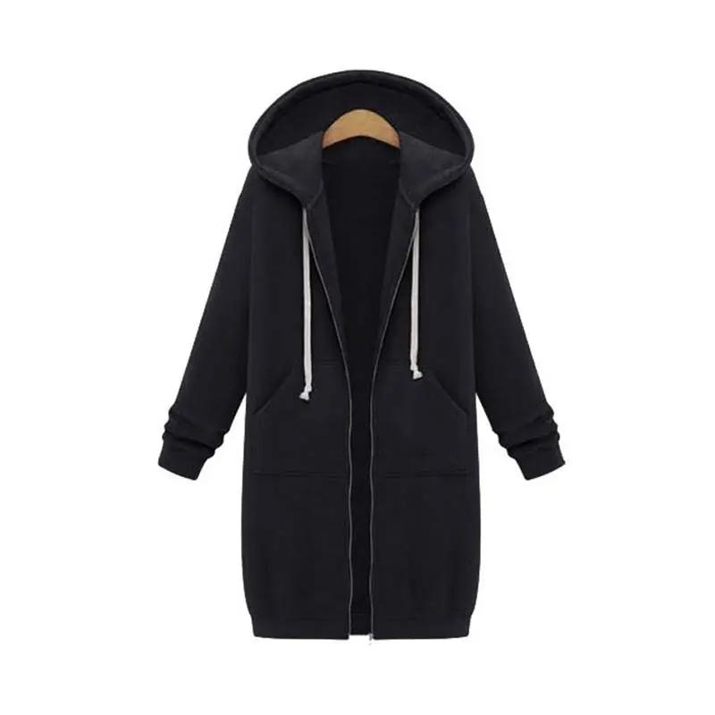 Longline Zip Hoodie for Women – Cozy & Versatile Layering Piece 0