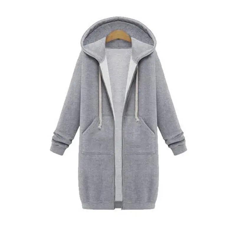 Longline Zip Hoodie for Women – Cozy & Versatile Layering Piece 3