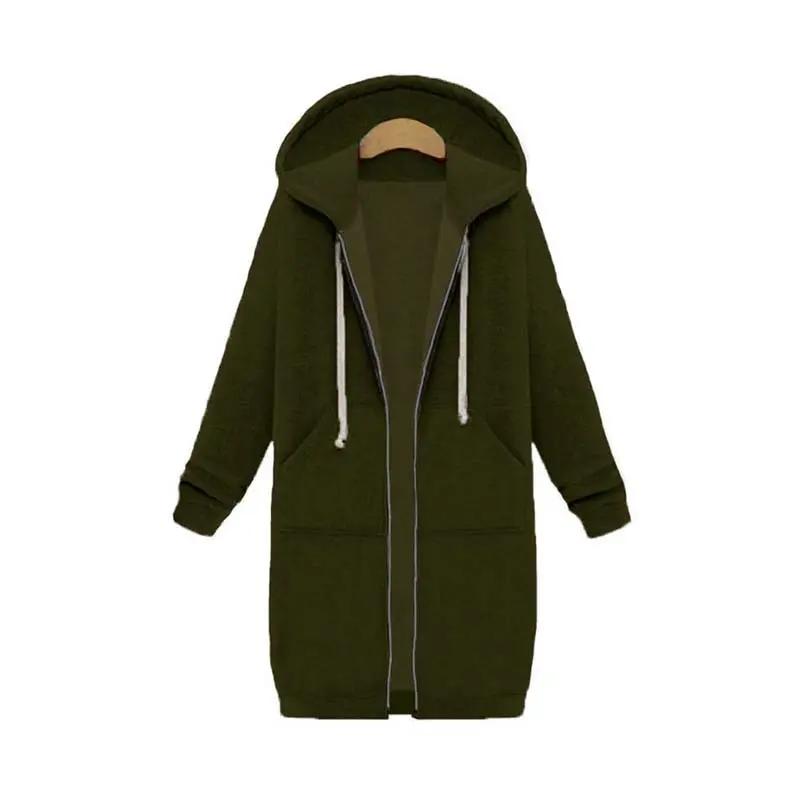 Longline Zip Hoodie for Women – Cozy & Versatile Layering Piece 7