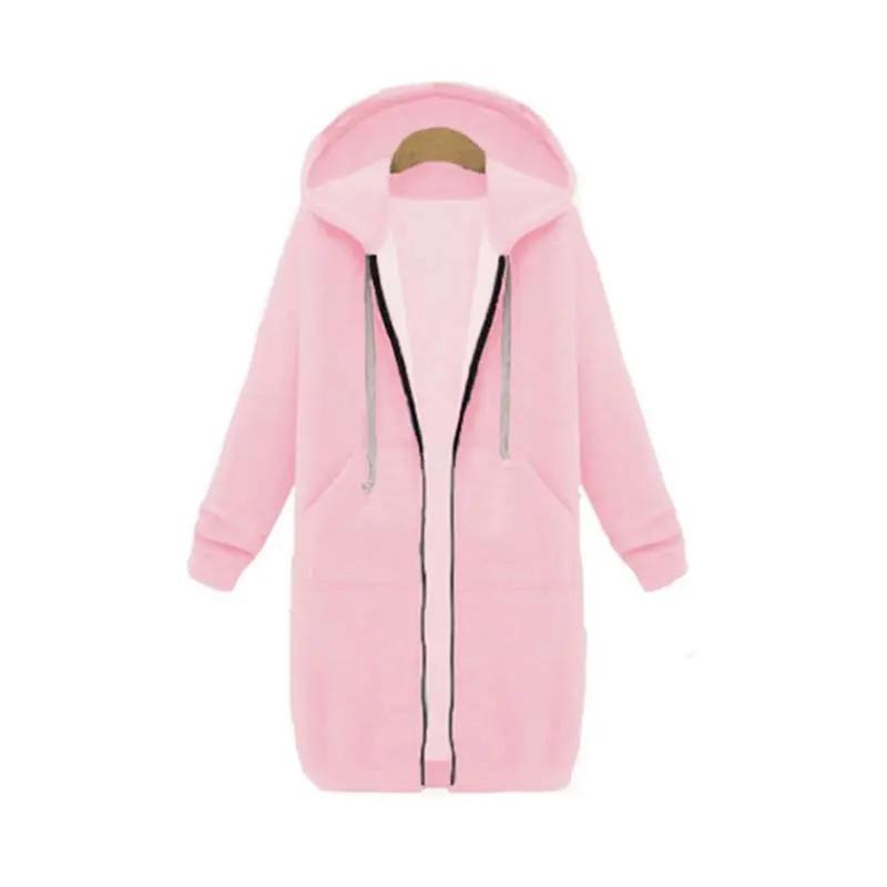 Longline Zip Hoodie for Women – Cozy & Versatile Layering Piece 8