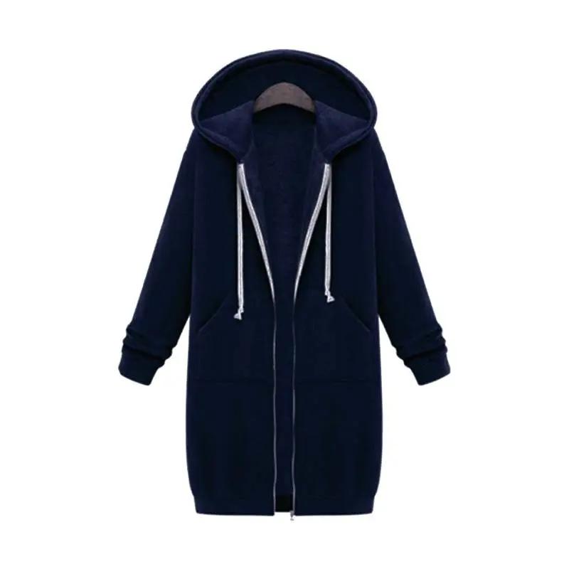 Longline Zip Hoodie for Women – Cozy & Versatile Layering Piece 9