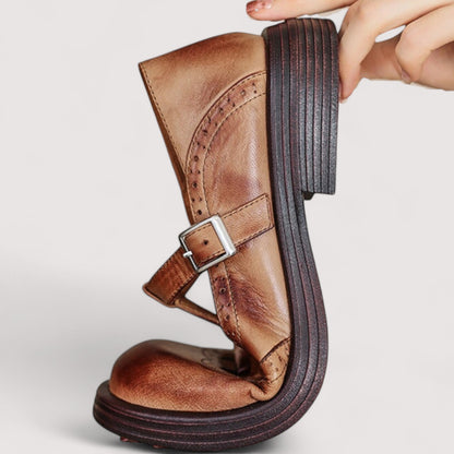 Louisa - Elegant Leather Mary Jane Shoes 2