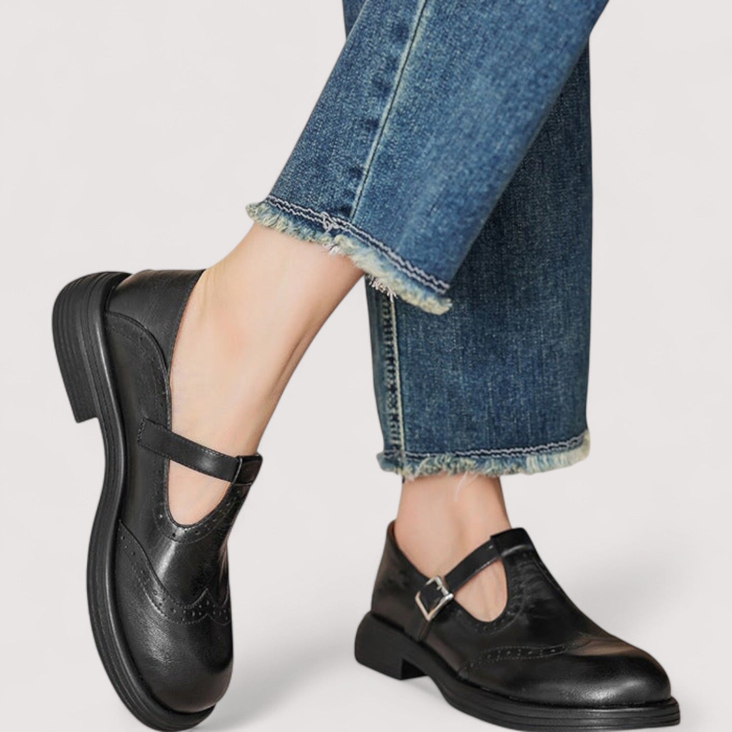 Louisa - Elegant Leather Mary Jane Shoes 3