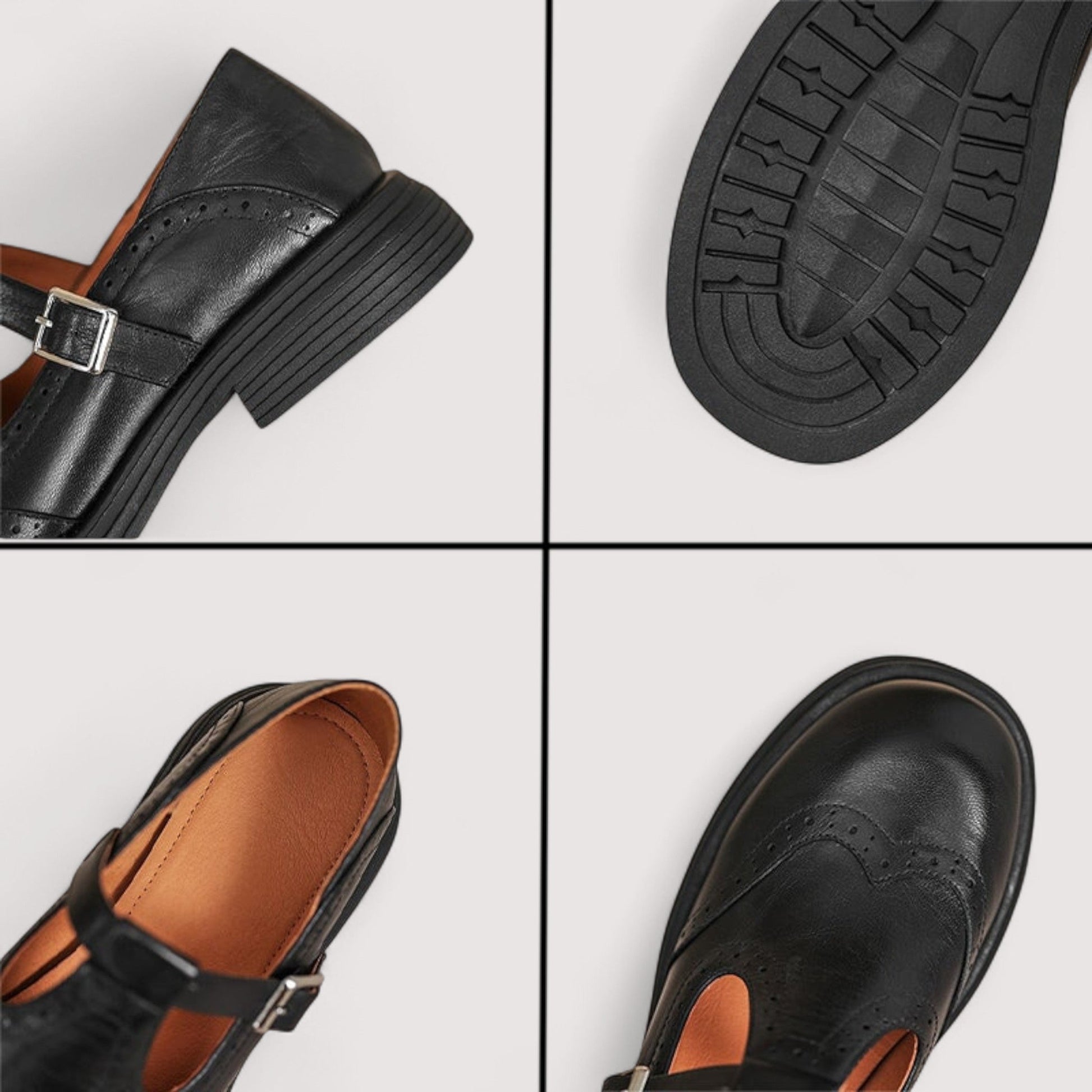 Louisa - Elegant Leather Mary Jane Shoes 5