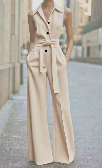 Lucienne | Sleeveless Jumpsuit - Lumina 1