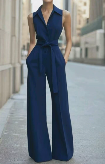 Lucienne | Sleeveless Jumpsuit - Lumina 2