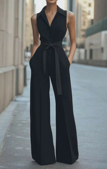 Lucienne | Sleeveless Jumpsuit - Lumina 4