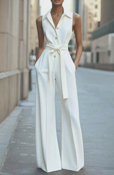Lucienne | Sleeveless Jumpsuit - Lumina 5