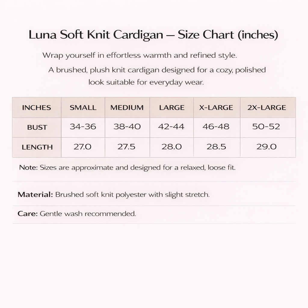 Women's Knit Cardigan | Soft & Cosy Comfort 3