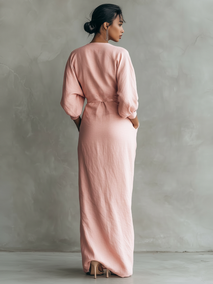 Luna Fashion House | Women's V Neck Maxi Dress Summer Holiday 1