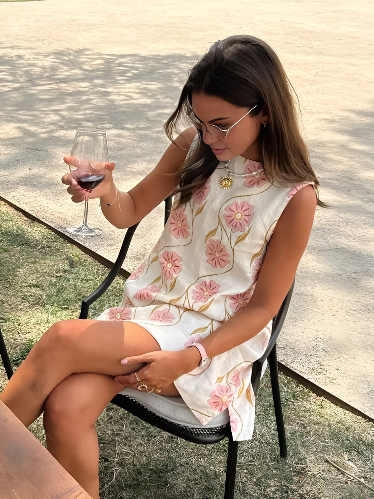 Women's Mini Dress | Mock Neck A-Line Silhouette