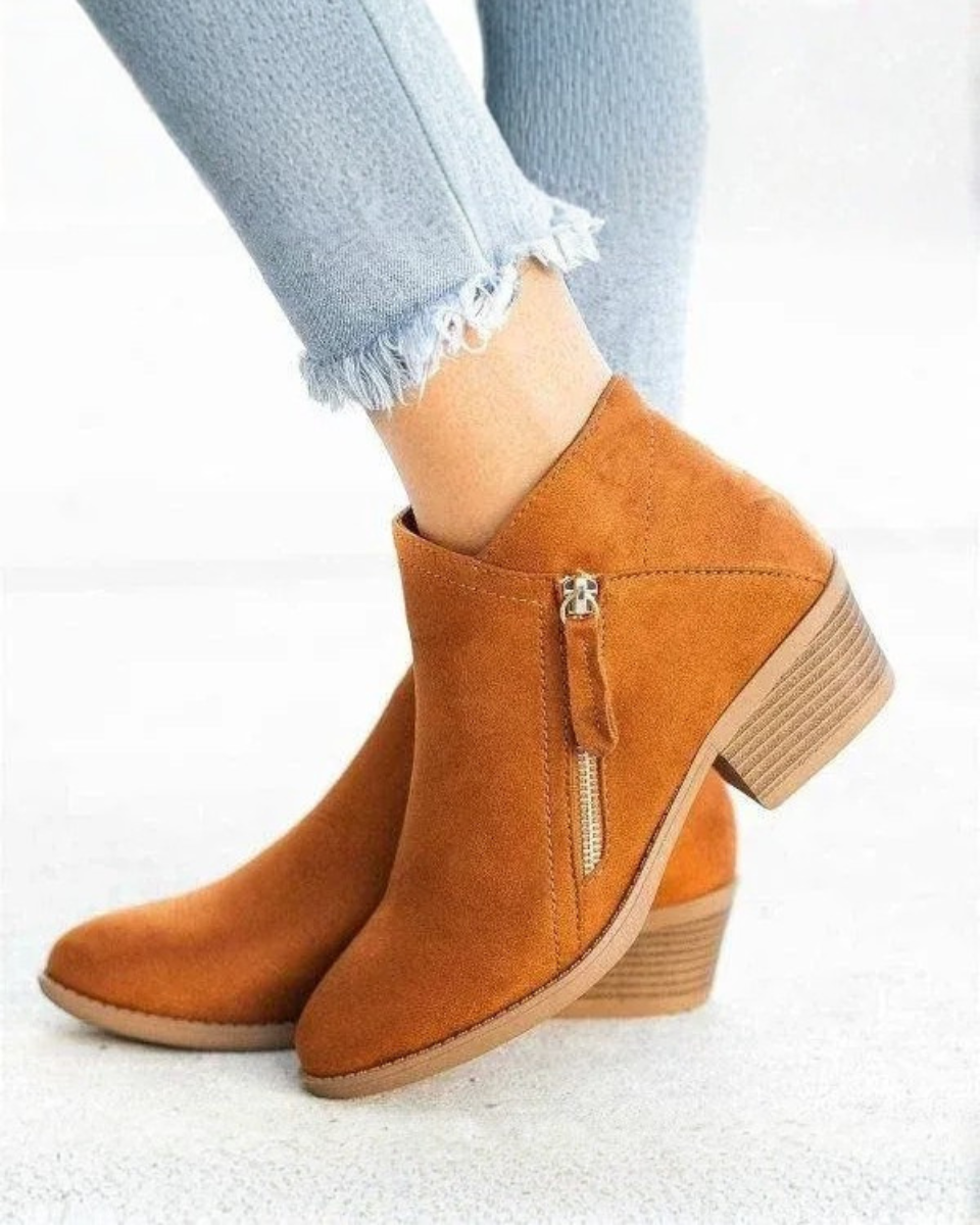 Women's Ankle Boots | Arch Support & Side Zip 3