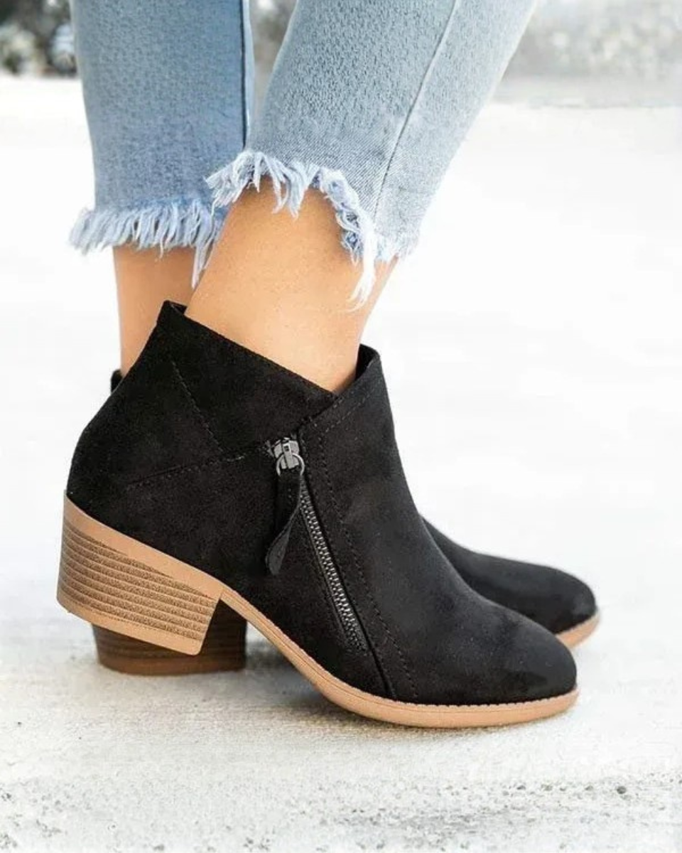 Women's Ankle Boots | Arch Support & Side Zip 4