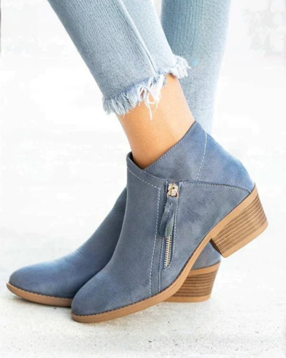 Women's Ankle Boots | Arch Support & Side Zip 5