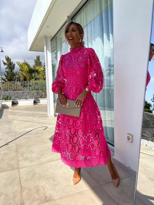 Women's Midi Dress | Elegant Lace & Timeless Style
