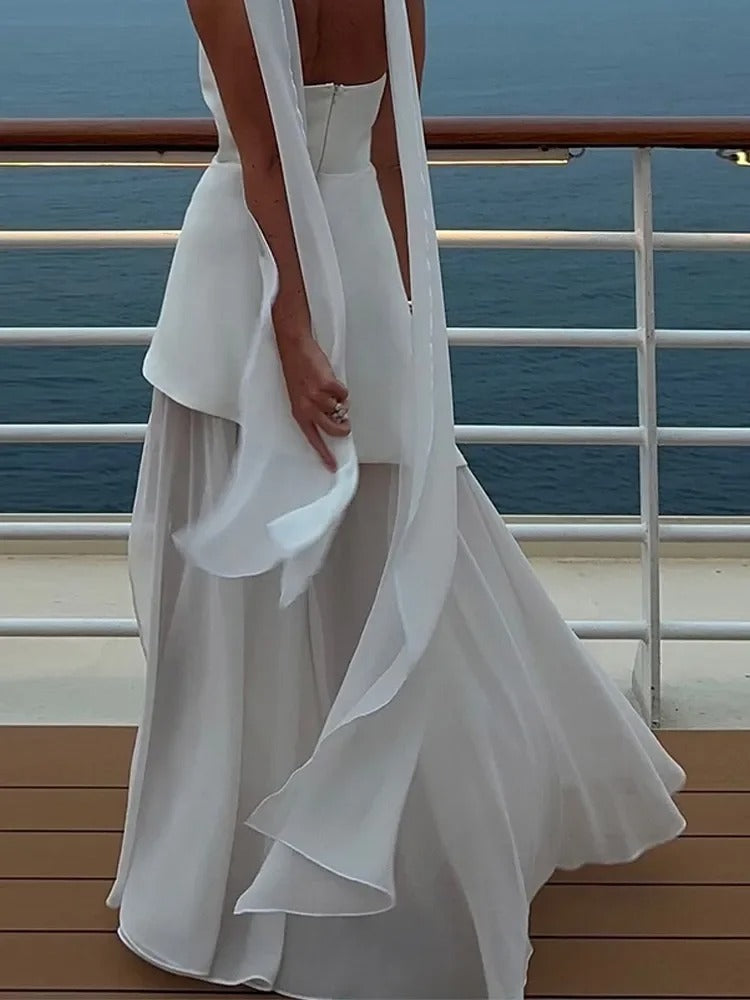 Women's Maxi Dress | Asymmetric Design & Elegant Silhouette