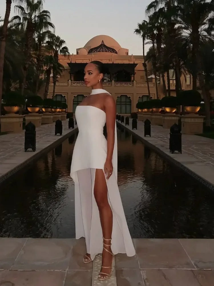 Women's Maxi Dress | Asymmetric Design & Elegant Silhouette