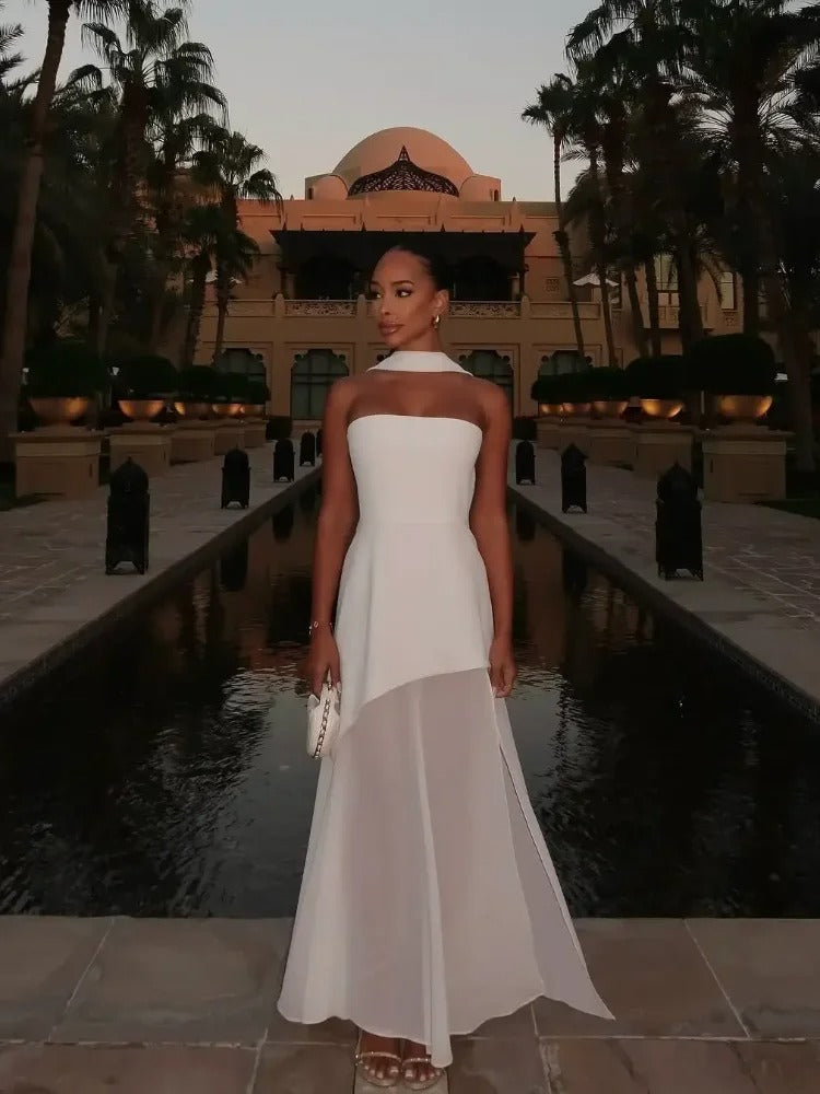 Women's Maxi Dress | Asymmetric Design & Elegant Silhouette