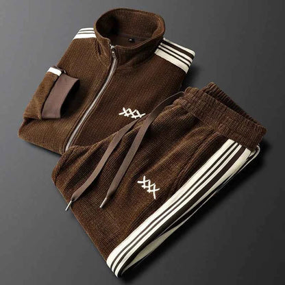 Luxury Corduroy Tracksuit Set 1