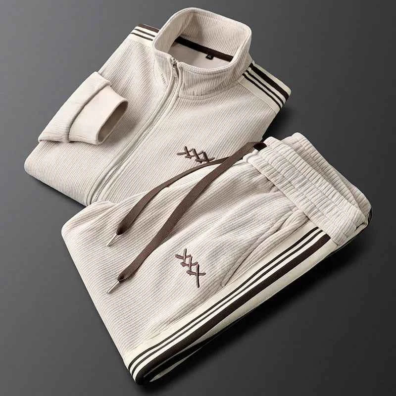 Luxury Corduroy Tracksuit Set 2