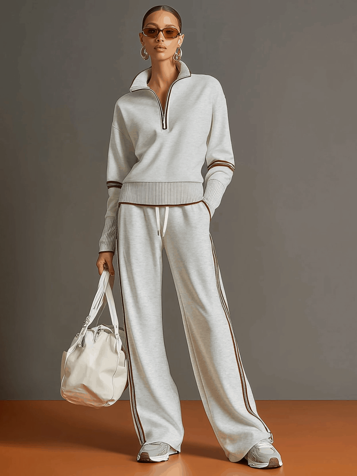 Women's Knit Co-ord Set | Wide-Leg Comfort Fit 6