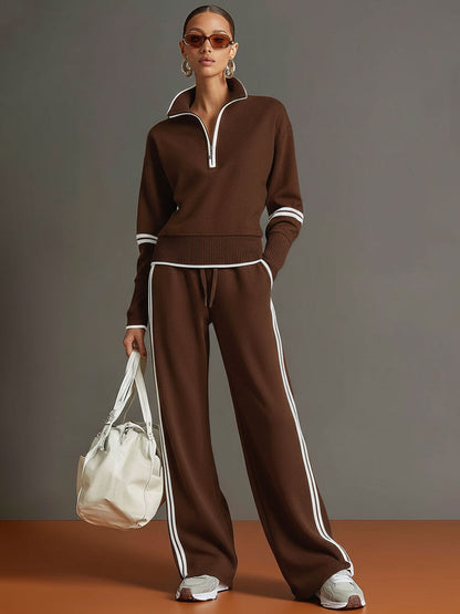 Women's Knit Co-ord Set | Wide-Leg Comfort Fit 5