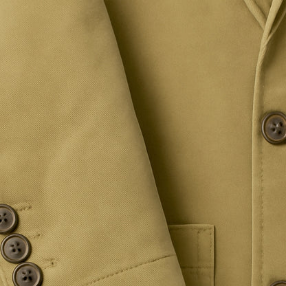 Men’s Cotton Blazer Style Windbreaker with Pockets
