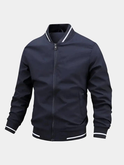 Casual Baseball Bomber Jacket - Cross & Crown - Cross & Crown