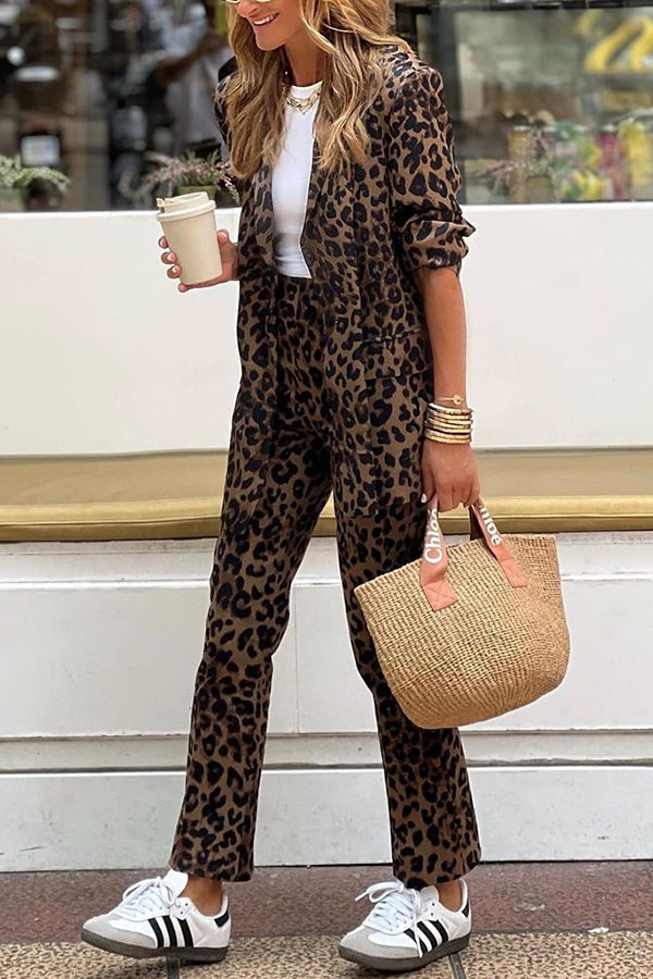 Maeve | Chic Leopard Lounge Ensemble for Any Occasion