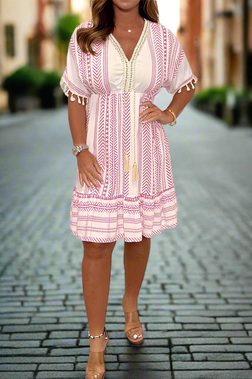 Magdalena | Stylish Printed Dress for Any Occasion