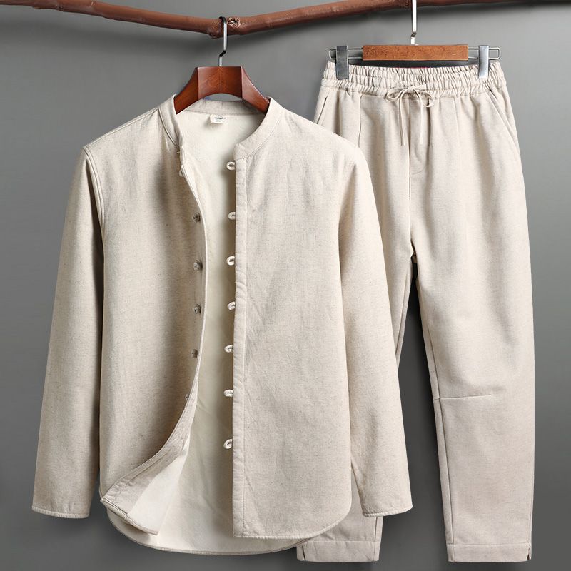 Women's Knit Lounge Set Relaxed Fit Hook Front Closure 1