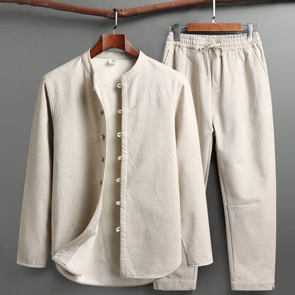 Women's Knit Lounge Set Relaxed Fit Hook Front Closure 1