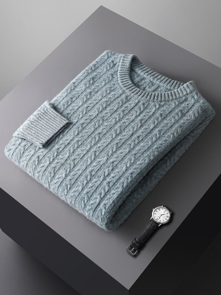 Men's Cable Knit Sweater | Soft & Breathable Comfort 6