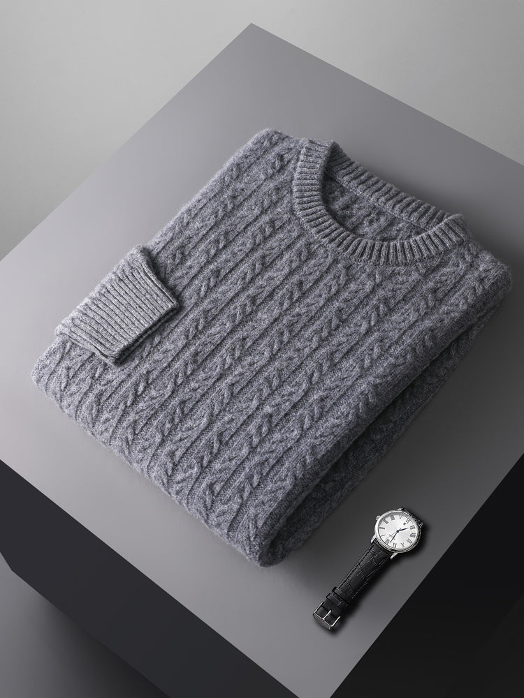 Men's Cable Knit Sweater | Soft & Breathable Comfort 7