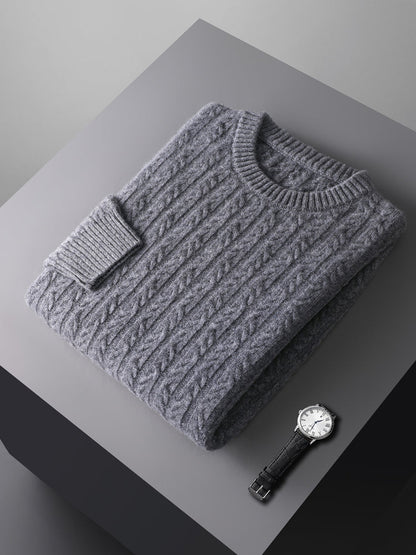 Men's Cable Knit Sweater | Soft & Breathable Comfort 7