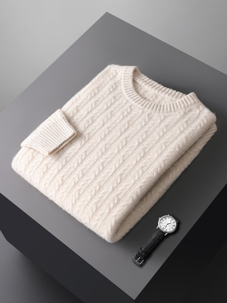 Men's Cable Knit Sweater | Soft & Breathable Comfort 8