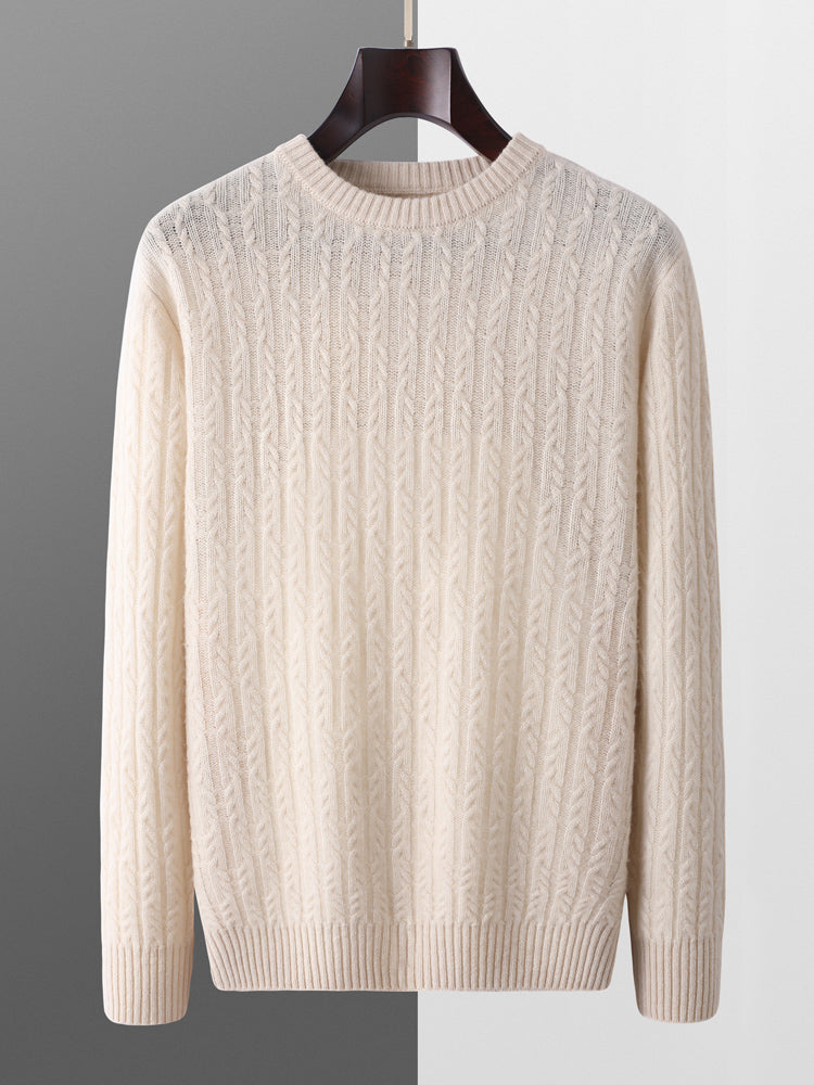 Men's Cable Knit Sweater | Soft & Breathable Comfort 10