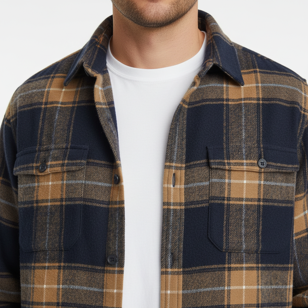 Men's Flannel Shirt | Warm & Wrinkle Resistant 9