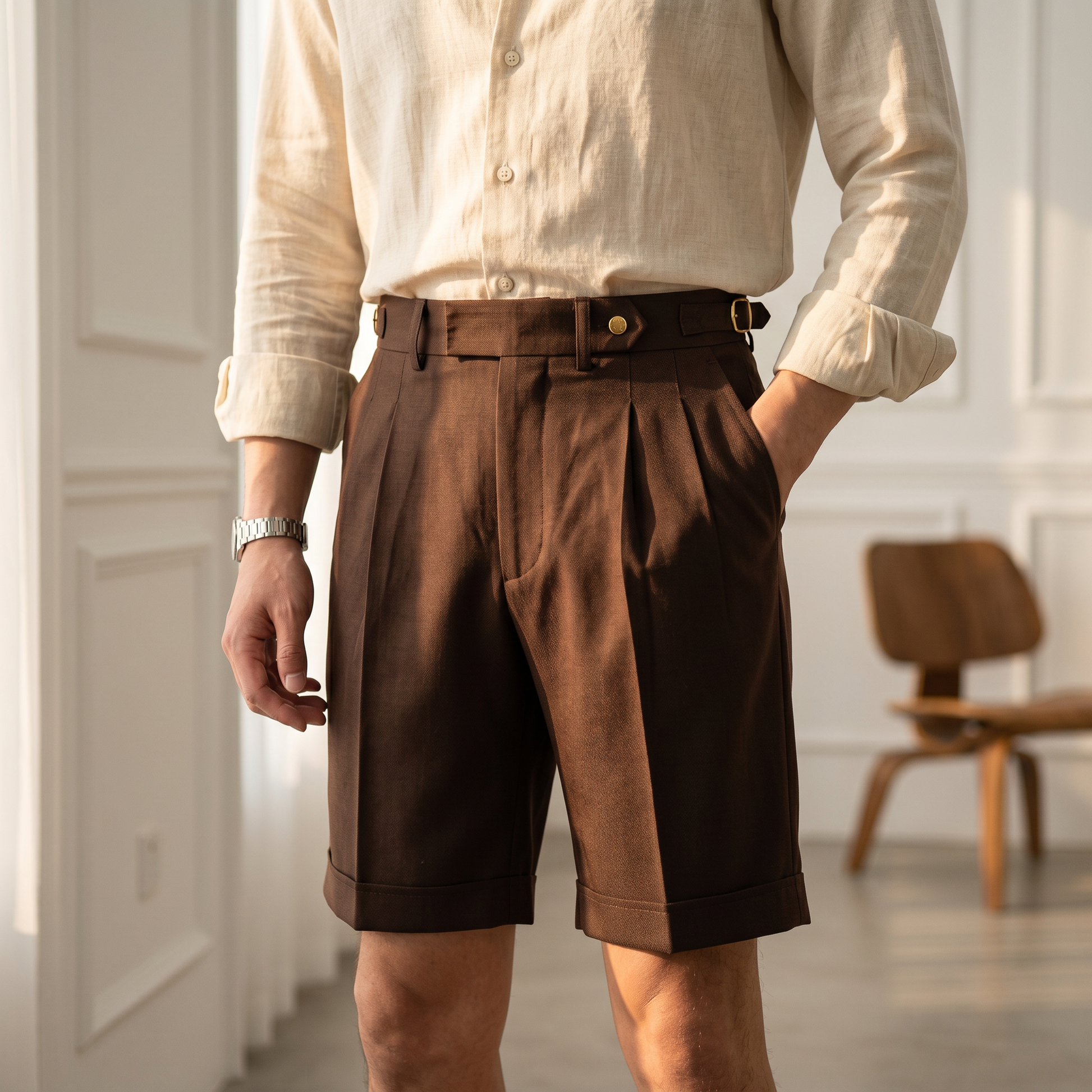 Mancinelli Pleated Gurkha Short 1