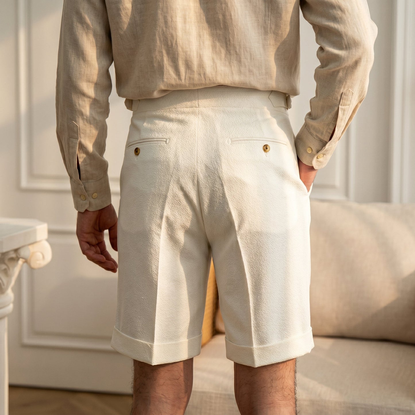 Mancinelli Pleated Gurkha Short 5