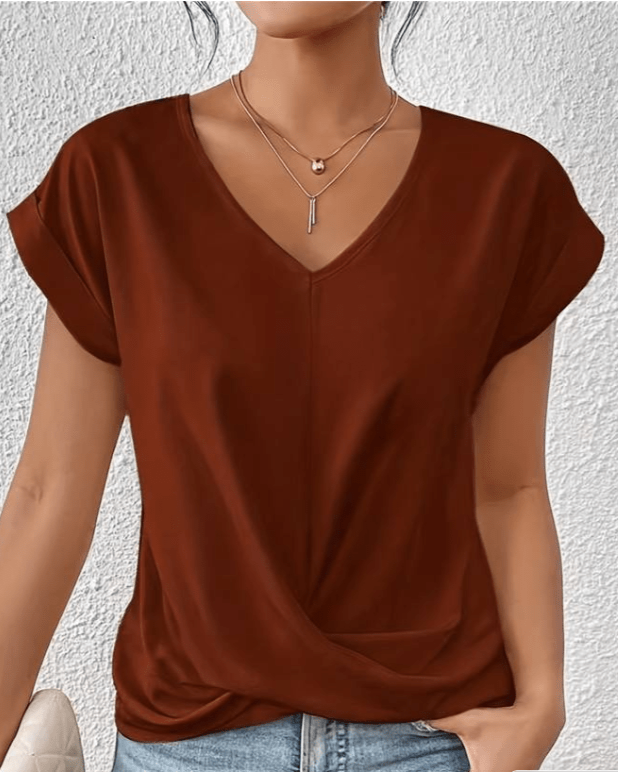 Maray | Stylish V-neck Top for Any Occasion