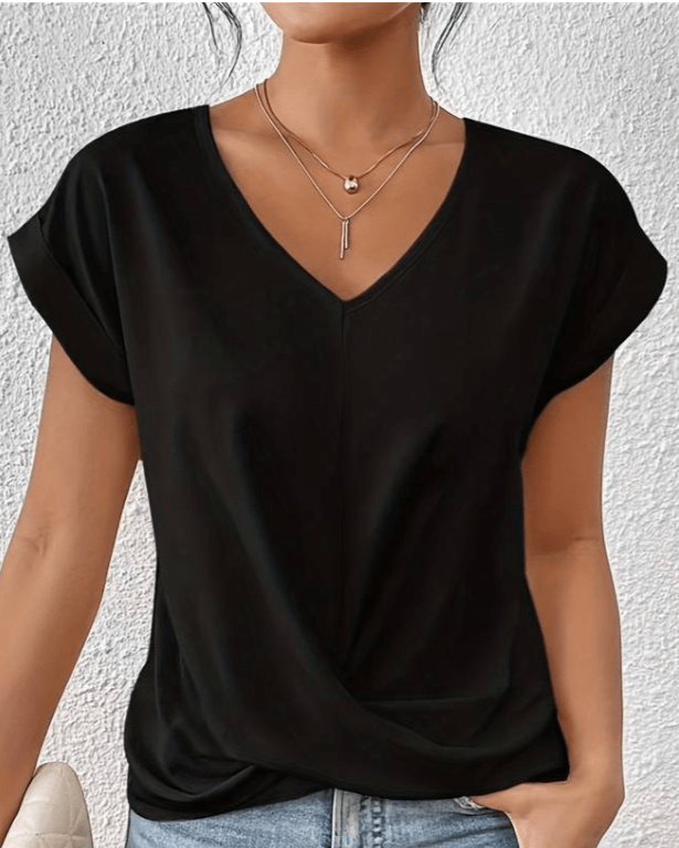 Maray | Stylish V-neck Top for Any Occasion