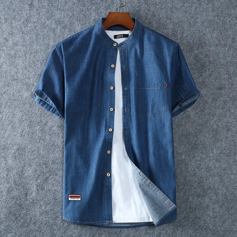 Maritime Elegance Short Sleeve Shirt 0