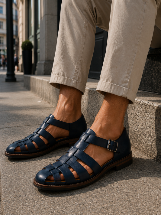 Men's Sandals | Closed-Toe Fisherman Design