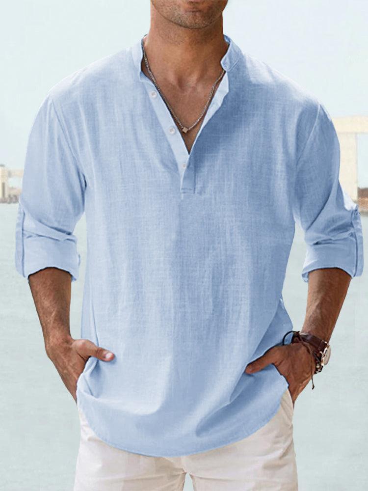 Mason™ | Breathable Linen Shirt 0