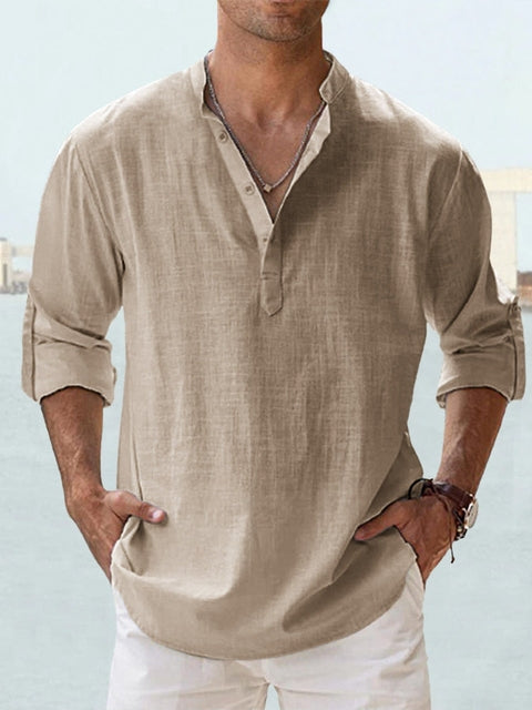 Mason™ | Breathable Linen Shirt 9