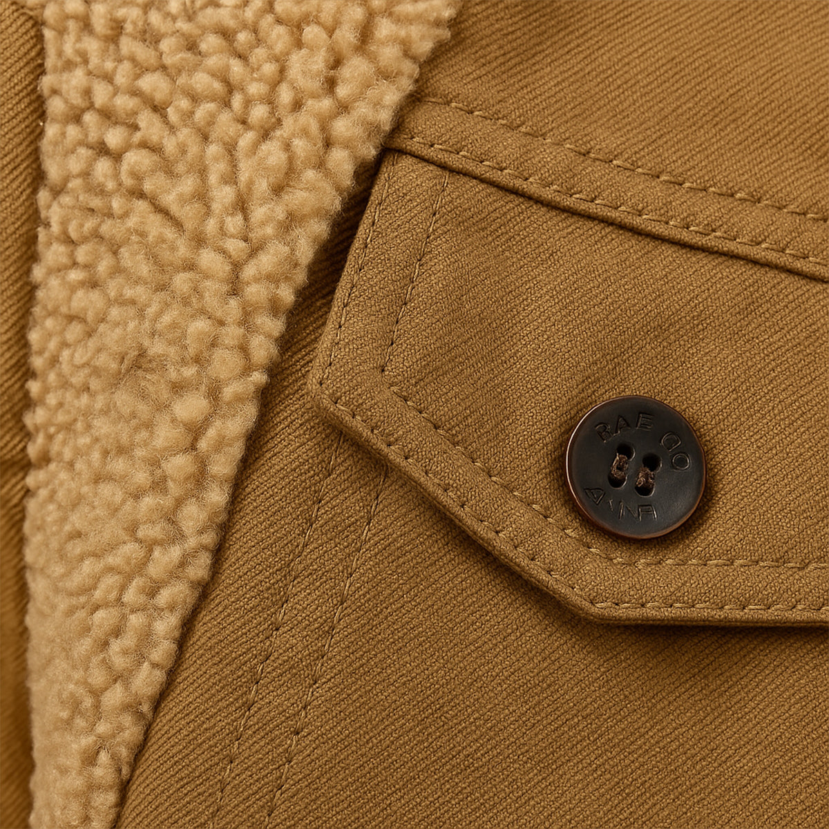 Fleece Lined Winter Coat for Men