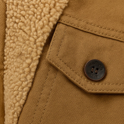 Fleece Lined Winter Coat for Men